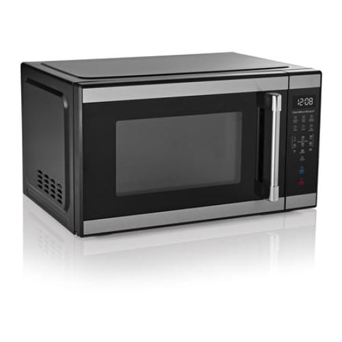 Hamilton Beach 1.1 Cu ft Countertop Microwave Oven in Stainless Steel