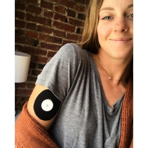 Skin Grip Adhesive Patches for Freestyle Libre 1, 2 & Lingo – Not for Libre 3 – Pre-Cut Adhesive Patches For Most Infusion Sets, 10-15 Day Hold - Multicolor