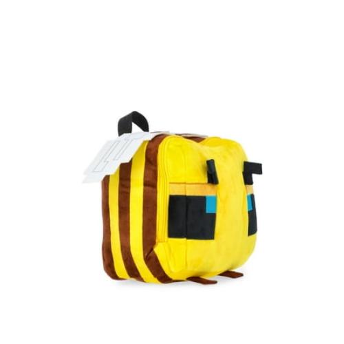 Minecraft Boys Bee Plush Backpack, 12.5 Yellow