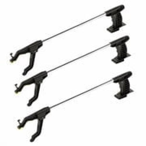Cubii Health Lightweight Rotating 24 Easy-to-Use Reacher Grabber Tool, Aluminum, (3 Pack)