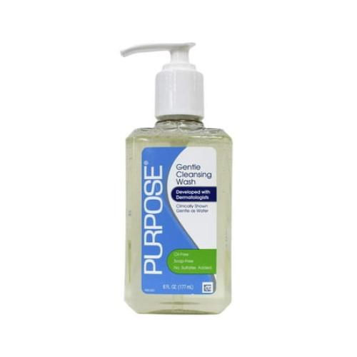Bausch   Lomb Purpose Skincare Kit: Gentle Cleansing Wash, 6 fl oz & Dual Treatment Moisture Lotion with SPF 10, 4 oz - Dermatologist Developed, Oil-Free 1 Each