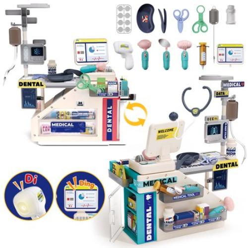 JoyStone Toy Doctor Kit, Interactive Pretend Play Medical Set with Lights & Sounds, Educational Toy for Boys & Girls, Ages 3-5