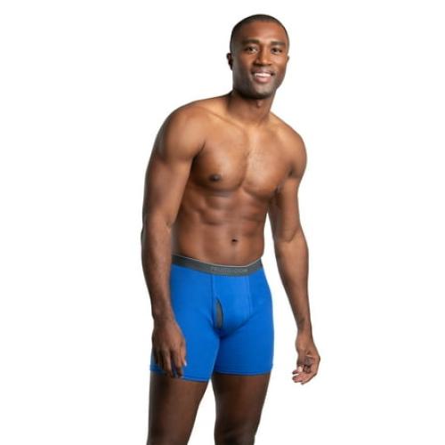 MEDIUM Fruit of the Loom Men's CoolZone Fly Boxer Briefs,