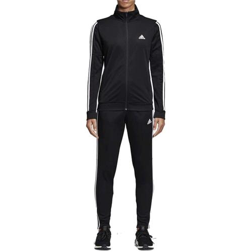 adidas Womens Lifestyle Sport 2 PC Track Sweatsuit Black X-Small
