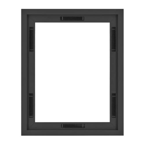 MCS Canvas Float Frames 16x20 Frame, Black Frame for Finished Canvases, Vertical & Horizontal Wall Hanging Large Frame with Adhesive for Canvas Paintings (1-Pack)