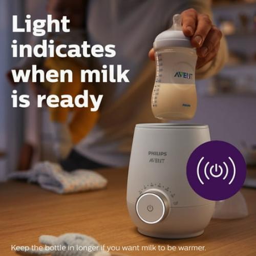 Philips Avent Fast Baby Bottle Warmer with Smart Temperature Control and Automatic Shut-Off SCF358/00