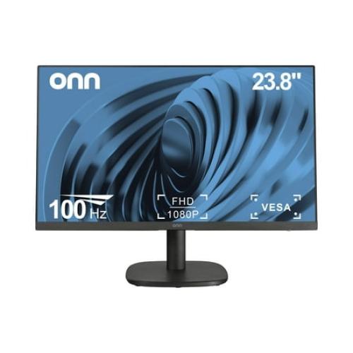 onn 24 FHD (1920 x 1080p) 100hz Office Monitor with 6.07 ft HDMI Cable, Black