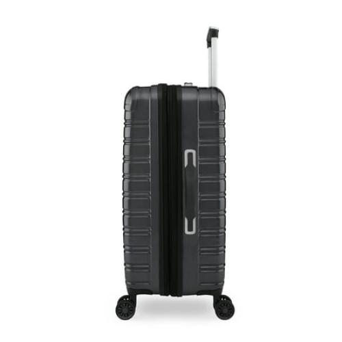 iFLY Hardside Fibertech Luggage 24 Checked Luggage, Black