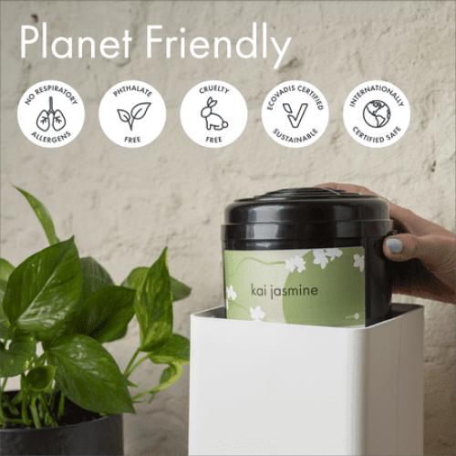 ScentAir Whisper HOME Diffuser – Sleek Ultra-Quiet System for Home, Adjustable Scent Settings, White