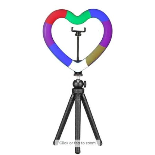 Sunpak 10 Rainbow Heart-Shaped Vlogging Kit