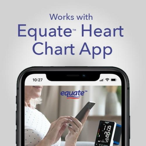 Equate BP-6500 Wrist Blood Pressure Monitor with Bluetooth