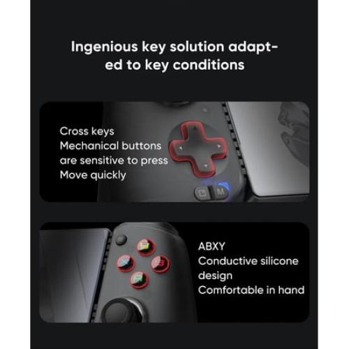 RedMagic Shadow Blade Controller 2nd Generation Black Type-C/3.5mm Interface Hall Rocker REDMAGIC Mobile Smartphone Accessory