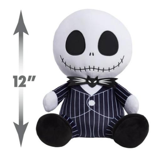 Disney Tim Burton’s The Nightmare Before Christmas Jack Skellington 2 lb Weighted Plush, Ages 3