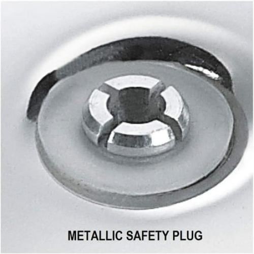 Prestige 10-Liter Deluxe Alpha Induction Base Stainless Steel Pressure Cooker, Small, Silver