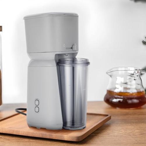 Mainstays Single Serve Iced Coffee Maker, Soft Silver