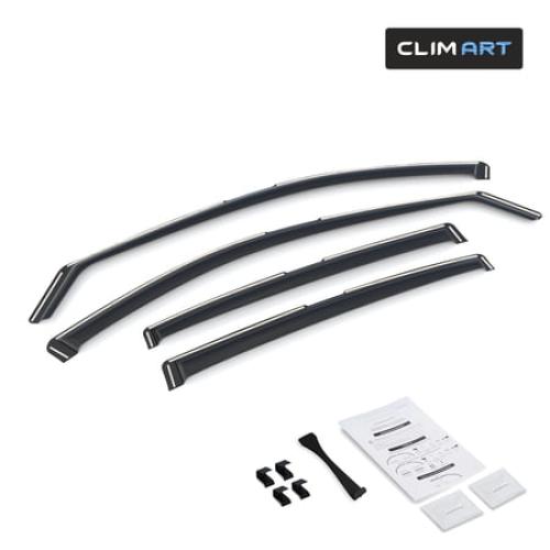 CLIM ART in-Channel Incredibly Durable Rain Guards for Nissan Altima 2019-2026, Original Window Deflectors, Vent Window Visors, Vent Deflector, 4 pcs. - 622316