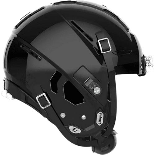 Red Youth L/XL Schutt F7 LX1 Youth Football Helmet, Black, Size L