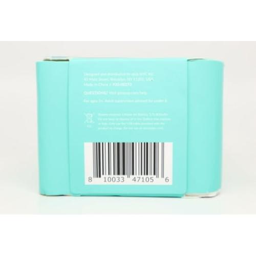 Color Black and silver quip Rev Oscillating Rechargeable Electric Toothbrush   Travel Case - Black/Silver