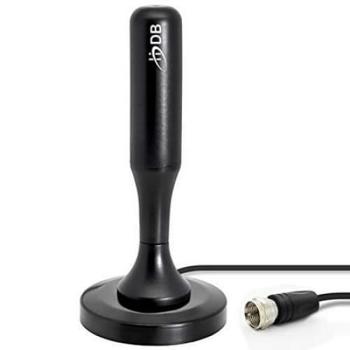 HiDB V421 Indoor TV Antenna with 50m Reception Range, Vhf&Uhf Multi-Directional