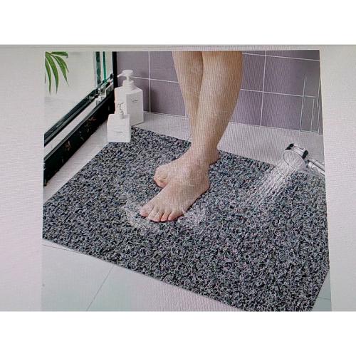 leotruny Other Accessories LEOTRUNY PVC LOOFAH NON-SLIP SHOWER MAT Home Accessory