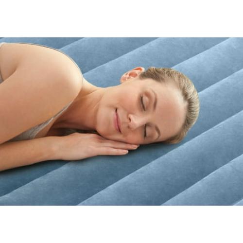 Intex 15 Essential Rest Dura-Beam Airbed Mattress with Internal Pump included- TWIN