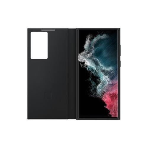 Samsung S-View Flip Cover Protective Case for Samsung Galaxy S22 Ultra - Black