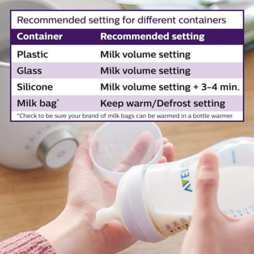 Philips Avent Fast Baby Bottle Warmer with Smart Temperature Control and Automatic Shut-Off SCF358/00