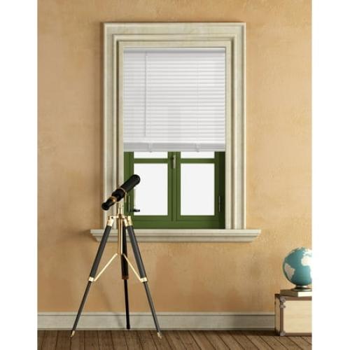 Mainstays Cordless 1 Vinyl Light Filtering Blinds, White