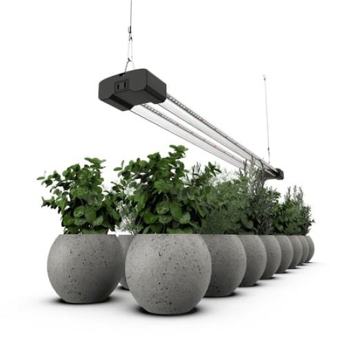 BoostGro 3FT LED Grow Light Full Spectrum with Enriched Red Light Linkable Design for Indoor Plants and Gardening (4-pack)