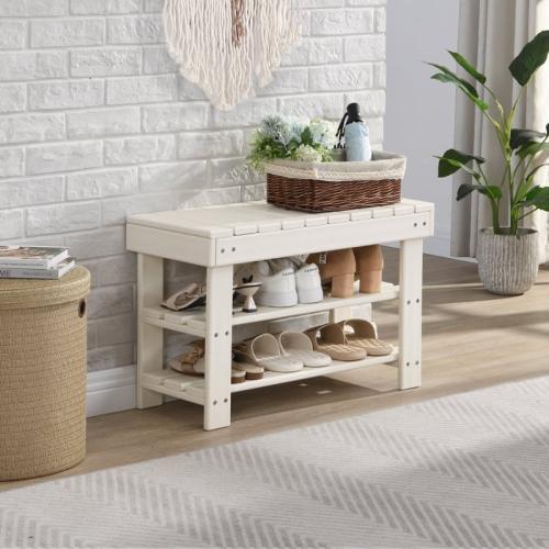 Hausfame Belem HDPE Storage Bench