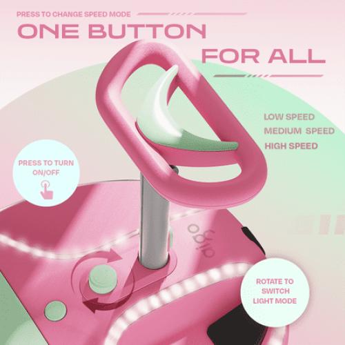 aigo Electric Wiggle Car Ride-On Toy with LED Lights