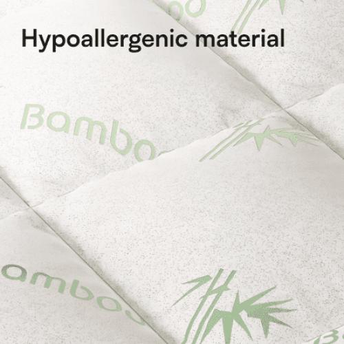 Niagara Sleep Solution Bamboo King Size Mattress Topper, Mattress Pad, Mattress Cover 78x80 inches
