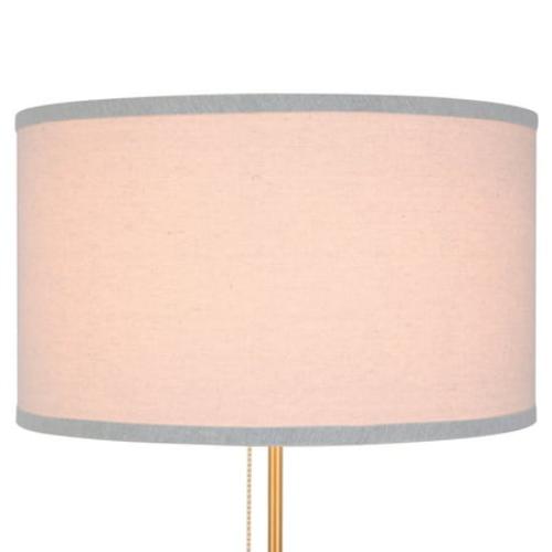 Size 58 Color Brown Simplee Adesso Wood and Brass 58H Walnut Finish Floor Lamp with Pull Chain, Transitional, Adult Use