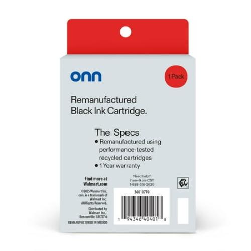 onn Canon PG-275XL High Yield Black Inkjet Cartridge (Remanufactured)