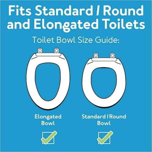 Carex E-Z Lock Raised Toilet Seat With Handles, 5 Toilet Seat Riser with Arms, Handicap Raised Toilet Seat For Seniors and Elevated Toilet Seat