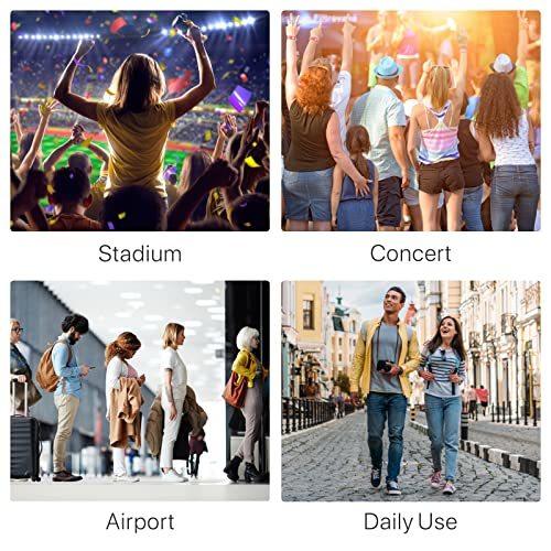 PACKISM Clear Purses for Women Stadium - Clear Bag Stadium Approved Crossbody Bag with Adjustable Shoulder Strap for Concerts Sports Festivals Events Game Day Red