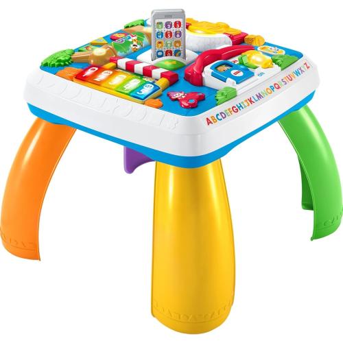 Fisher-Price Laugh & Learn Baby to Toddler Toy, Around the Town Learning Table with Music Lights & Activities for Ages 6+ Months