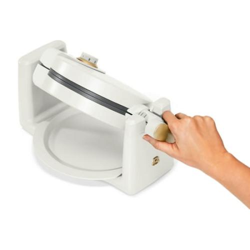 Beautiful Rotating Belgian Waffle Maker, White Icing by Drew Barrymore
