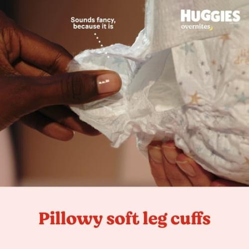 Huggies Overnites Nighttime Baby Diapers, Size 5, 50 Ct