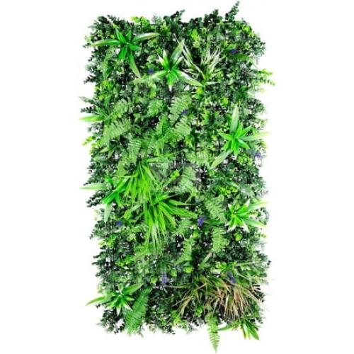 NatraHedge Artificial Kauai Living Wall Vertical Garden for Outdoor Hedge Installments or Indoor Decor (5 Pack) 28 SQF