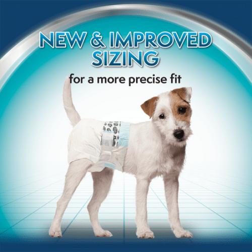 Simple Solution True Fit Disposable Female Dog Diaper - L/XL - 30 Count