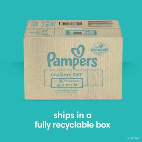 160 Pack of Size 3 Pampers Cruisers 360 Diapers Size 3, 168 Count (Select for More Options)
