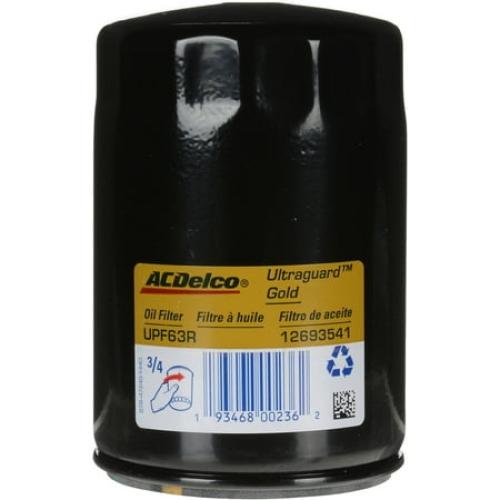 ACDelco ACDUPF63R Spin-On Motor Oil Filter Fits 2014-2021 Chevrolet Silverado/2011-2021 Ford F150