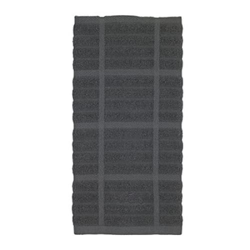 All-Clad Solid Cotton Kitchen Towel, 2 Pack, black