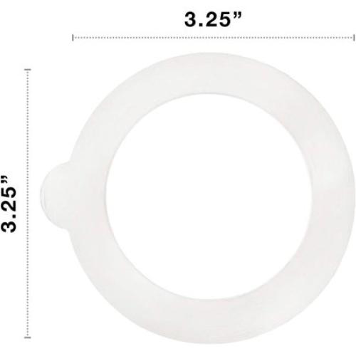 Bormioli Rocco Fido Jar White Replacement Gaskets, Set of 6