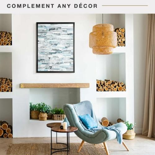 MCS Foundation 16x24 Poster Frame Traditional Brass, Vertical & Horizontal Wall Hanging Large Picture Frame for Photos, Posters & Art Prints (1-Pack)