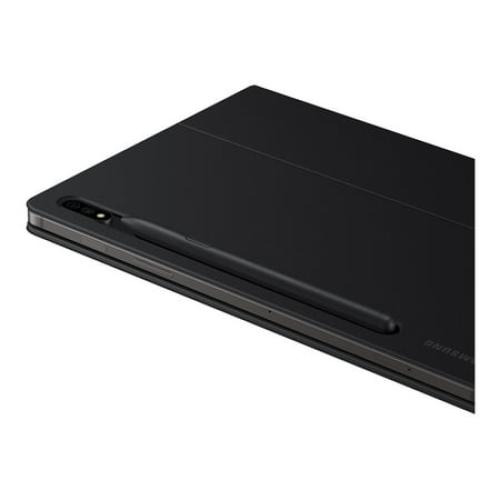 SAMSUNG Book Cover Keyboard Slim for Samsung Galaxy Tab S8/Tab S7 - Mystic Black