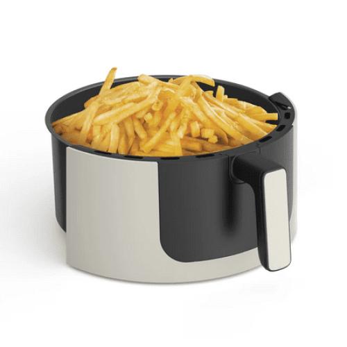 Bella PRO SmartCrisp 8-Quart Touchscreen Air Fryer for Family & Personal Use, 6 Cooking Presets, Serves up to 8, 90-450°F Temp Range, 60-Min Timer, Ceramic Nonstick, Dishwasher-Safe Parts - Oatmilk