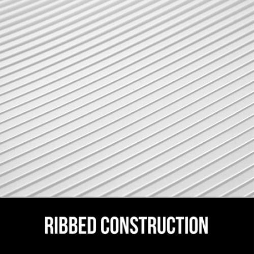 GORILLA GRIP Shelf Liner, DuraGuard Ribbed Waterproof Drawer, Cabinet Protection, 12x20, Clear