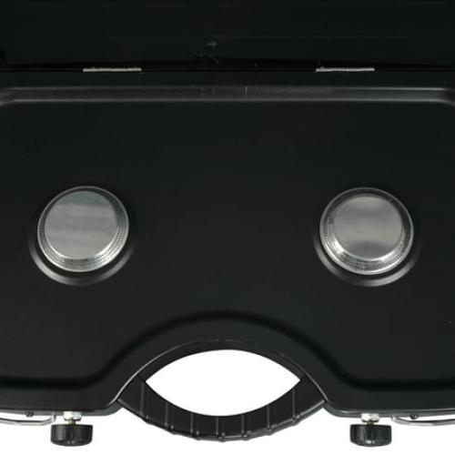 Ozark Trail 2 Burner Propane Gas Camping Stove, GCT2208WB, Black, New